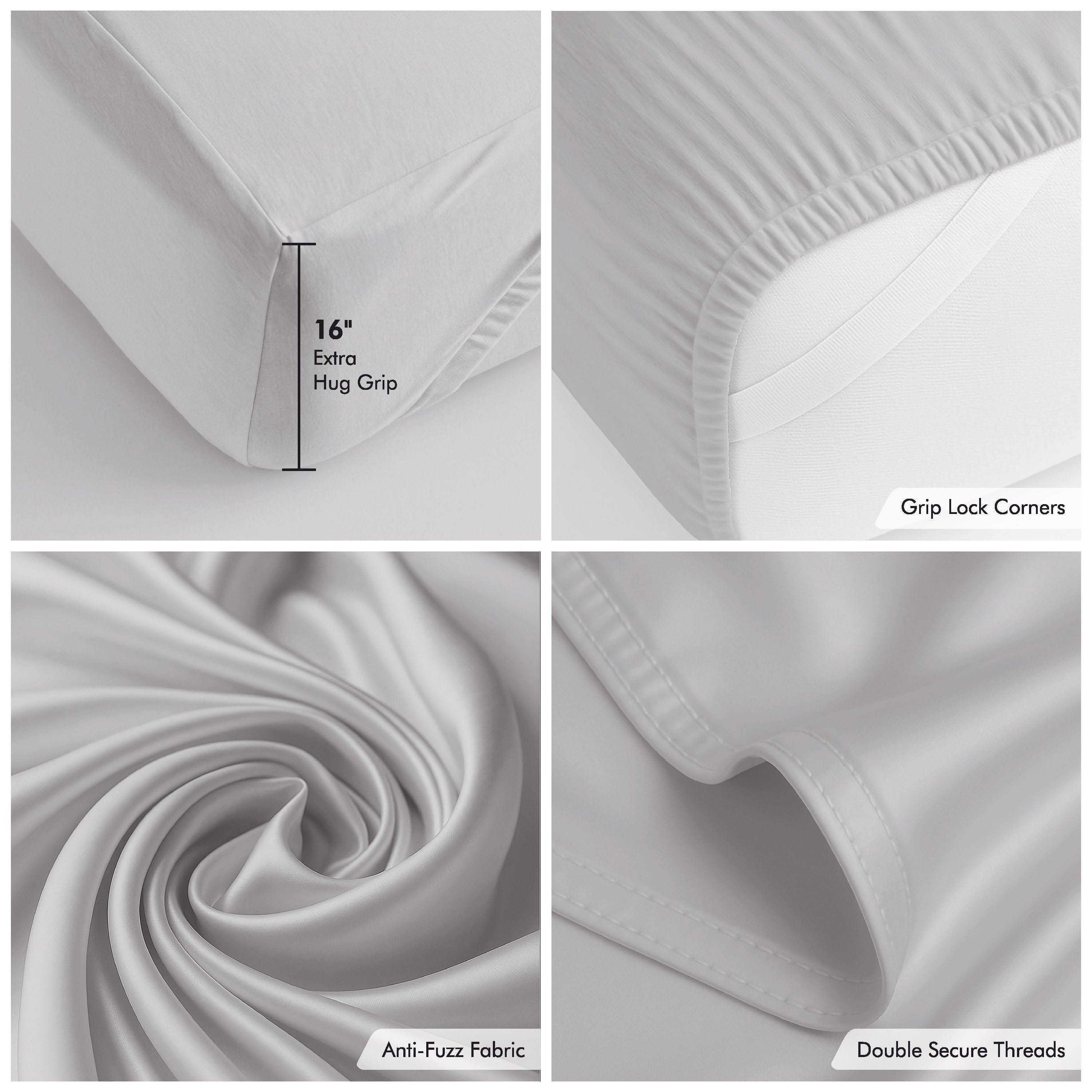 Linen Panda 100% Bamboo Bedsheet Set - Thumbnail 2